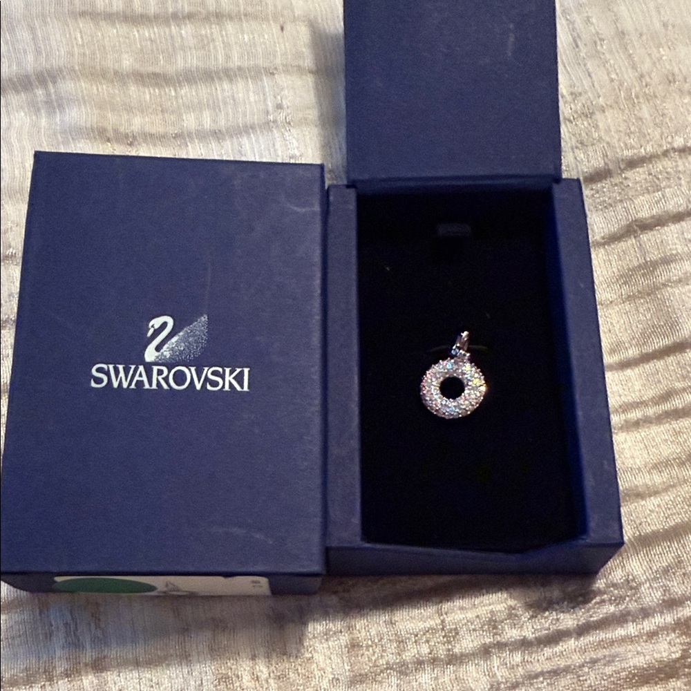 Swarovski Silver Charm, brand new in box